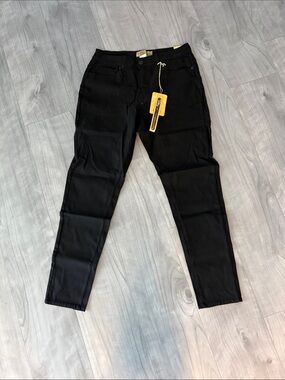 Hybrid & company Black Slim Tapered Jeans for Men